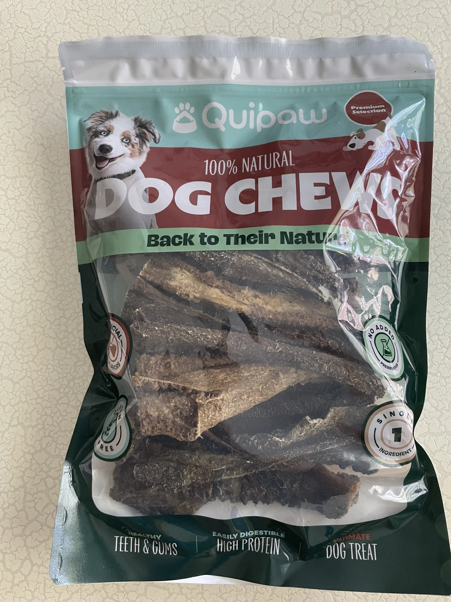 Front of pack